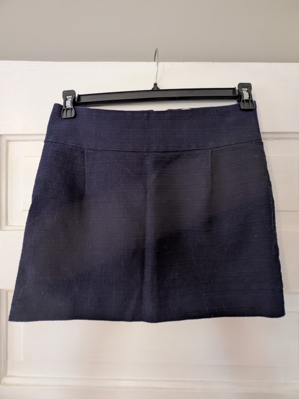 Classic Navy Mini Skirt - J Crew